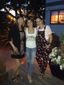 w/ Claudia & Laura at the BBQ